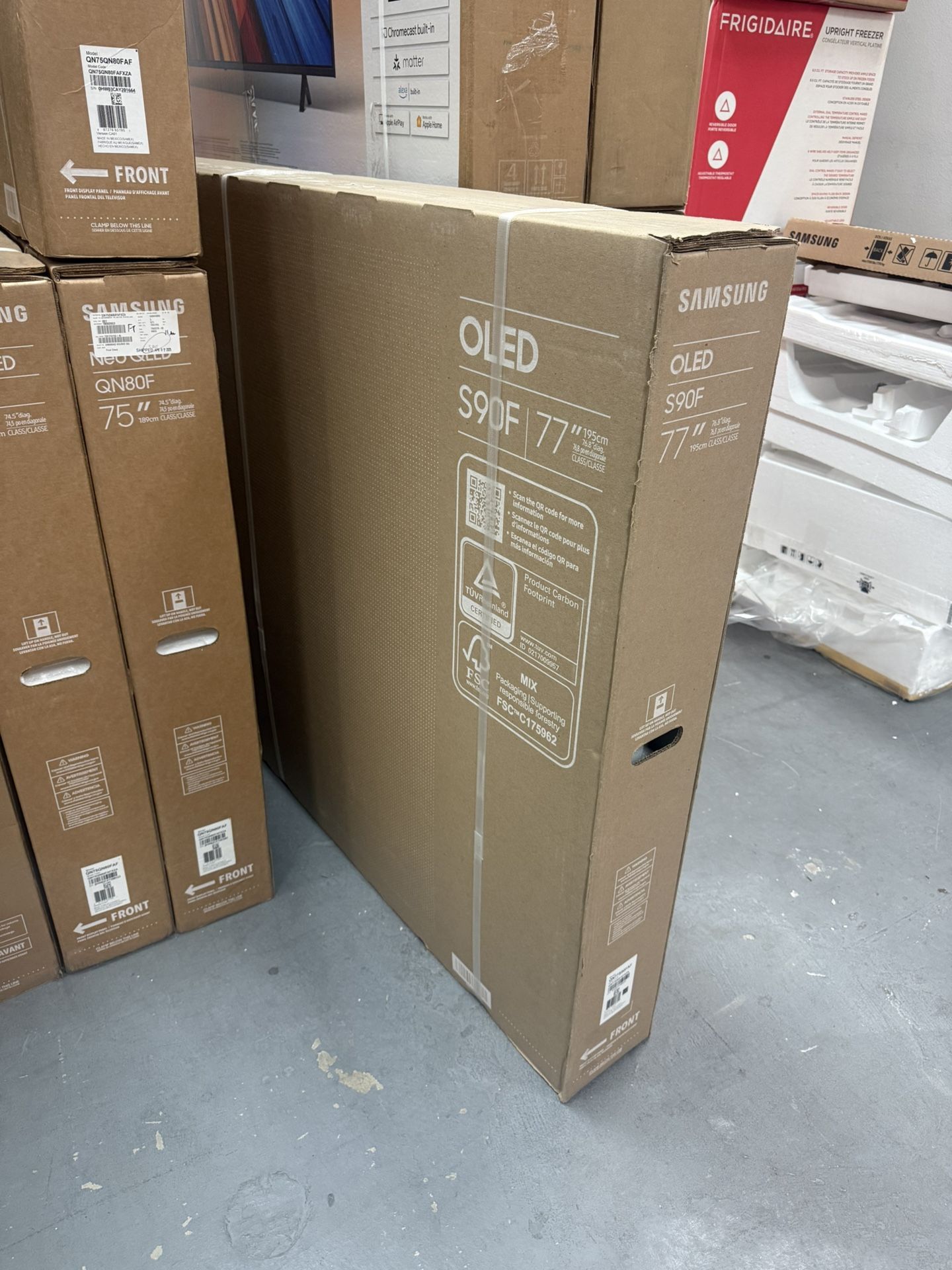 77 SAMSUNG OLED S90F 4K HDR SMART TV