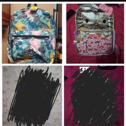 Backpack :Stitch, Hello Kitty  Each $30