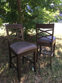 Double Crossback Chairs
