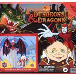 Dungeons & Dragons Venger & Dungeon Master Cartoon Classics Target Exclusive New. Condition is New.   Ships Same day or Following Business day        