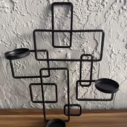 Geometric Votive Candleholder Wall Mount