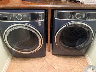 GE Profile Washer & Gas Dryer Set – Sapphire Blue – $850 OBO
