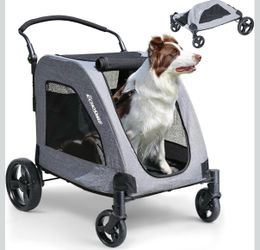 EchoSmile Large Dog Pet Stroller