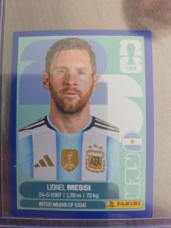Panini FIFA World Cup 2026 Lionel Messi Argentina ARG 17 Soccer Sticker