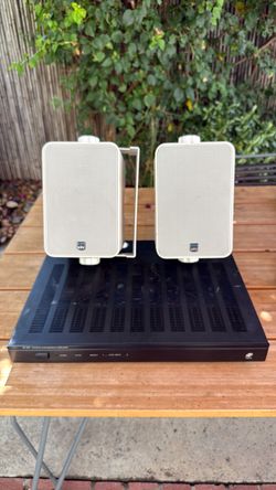 Pre amp and outdoor speakers