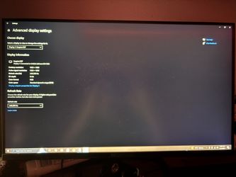 Sceptre 240hz Monitor 