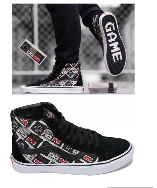Vans X Nintendo Controller Sk8-Hi Vault Supreme Mens Size 10.5