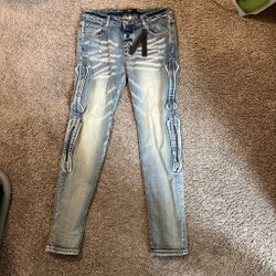Amiri Bone Skinny Jeans with Tags