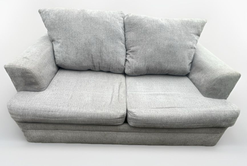 Gray Loveseat 