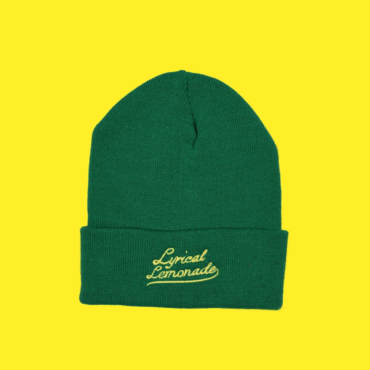Lyrical lemonade green beanie