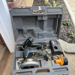Ryobi Saw And Drill Set