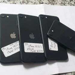 Apple iPhone SE 2nd Gen. - 64GB - Black (Unlocked) A2275 (CDMA + GSM), Excellent Condition