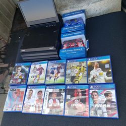 $460! No Games. 2 Sealed controllers & 2020 PS4 Pro 1000GB. & G Story Monitor 13.3 inch $200! Games only. $650! All Combo Deal or trade