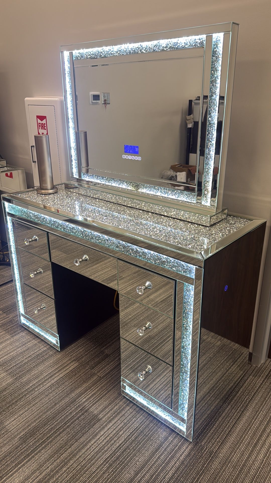 Glass Vanity