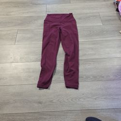 Maroon Leggings 