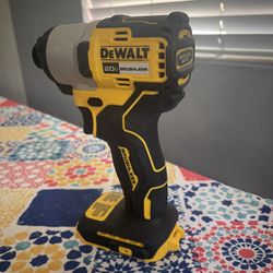 Dewalt Impact Driver 20v. Brushless $85 Tool Only