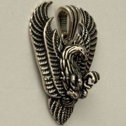 925 Sterling silver eagle unisex pendant