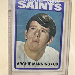 Archie Manning Rookie Card