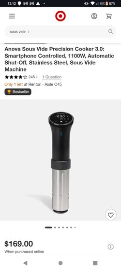 Anova Precision Cooker 3.0 Sous Vide Machine