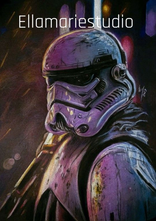Storm Trooper Drawing Print