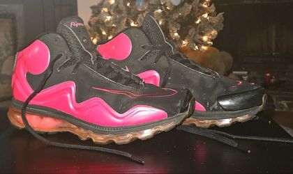 (8.5/10 Great Cond) Nike Air Max Flyposite Pink Shoes 2012 536850-600 Mens 11
