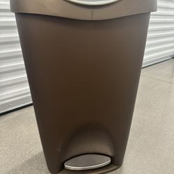 Brown Trash can 