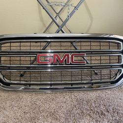 Factory OEM 2015-2020 GMC Yukon Chrome Grill With Emblem 