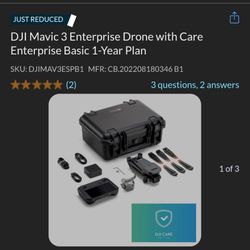 BRAND NEW DJI MAVIC 3 ENT DRONE