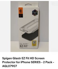 Spigen Glastr EZ Fit HD Screen Protector for iPhone SERIES - 2 Pack - AGL07907