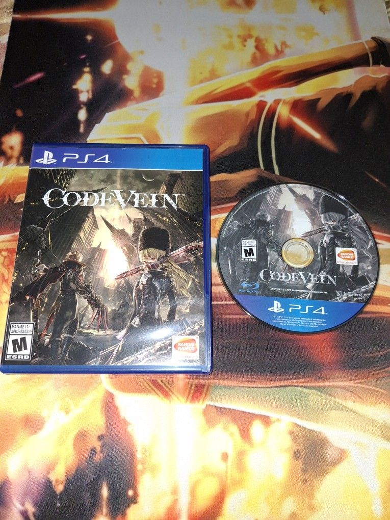 PS4 CODEVEIN...VERY GOOD CONDITION WITH NO SCRATCHES...ADULT OWNED AND KEPT IN A SMOKE FREE HOME...$20...