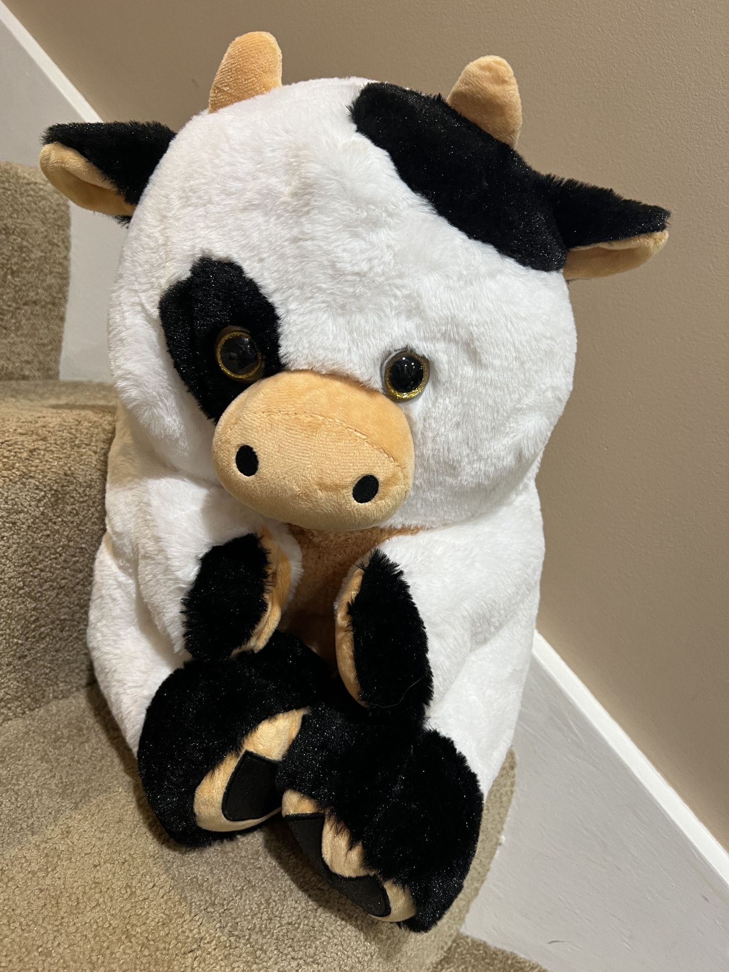 Cow Farm Plush Stuffed animal 16” tall