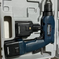 Ryobi 12V Cordless Drill w/ 2 Batteries + Case (Untested)