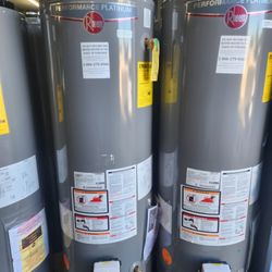 NEW WATER HEATER RHEEM GAS 40 GAL 