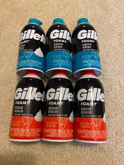 6 Gillette Shave Foamy