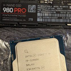 Intel Core i9 12900K & Samsung 980 Pro SSD 2TB