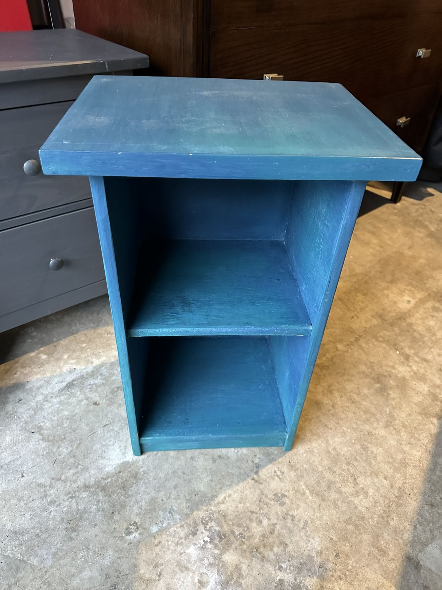 Small Blue Bookcase / Shelf /Bookshelf 