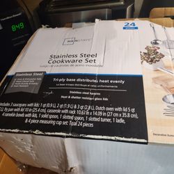 Mainstay Stainless Cookware Set