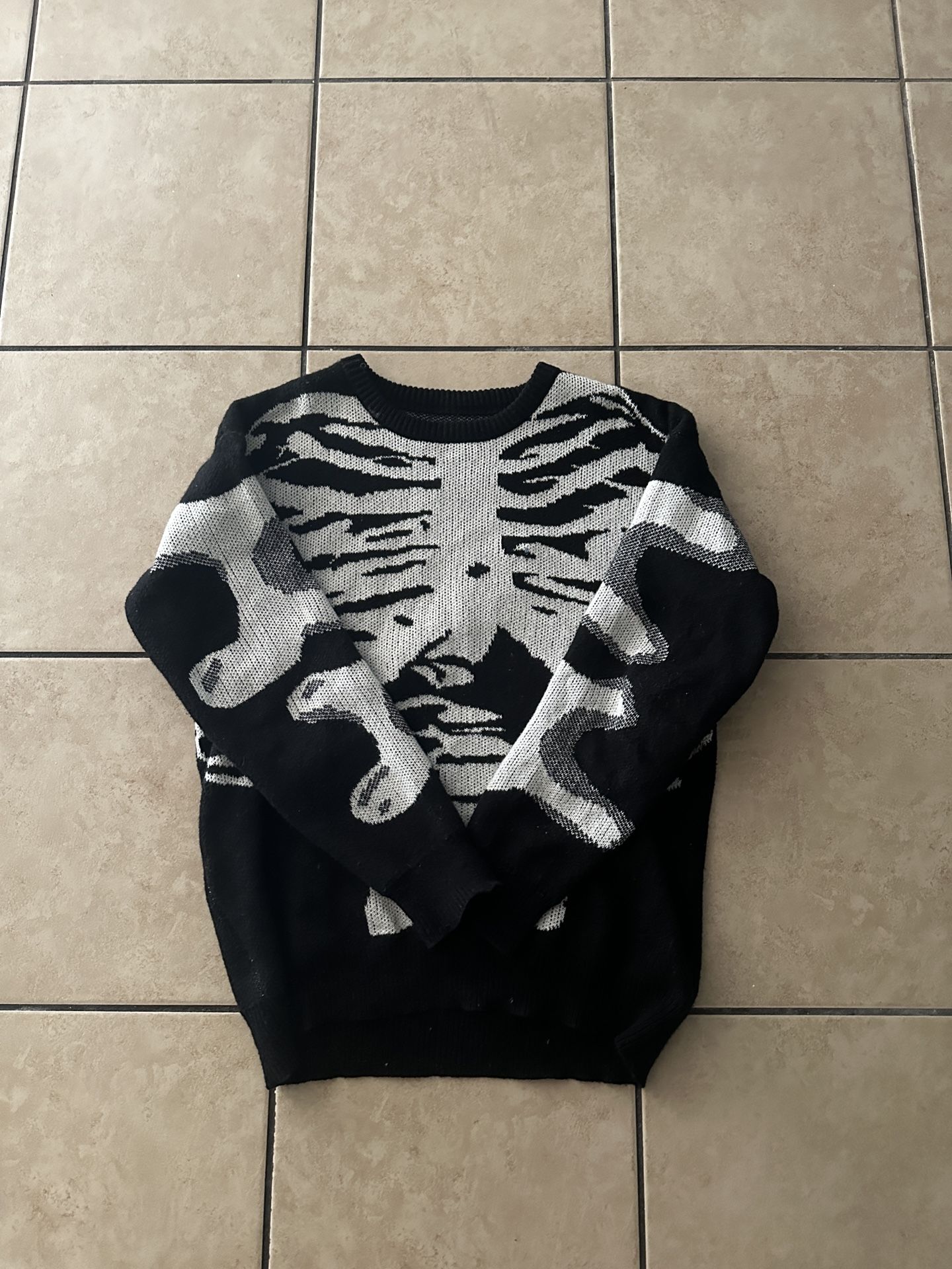 Skelton Knitted Sweater