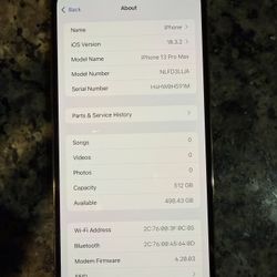 iPhone 13 Pro Max 512 Gb (unlocked Sim)