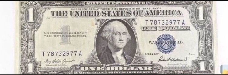 $1 Silver Certificate *CRISP*