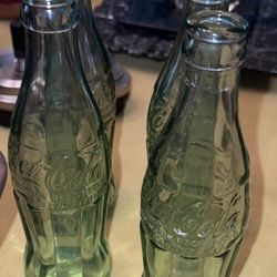 Antique Coca-Cola Glass Bottles Hallmarked Bottoms