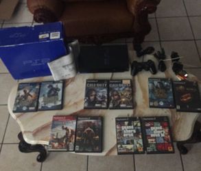 PS2 complete with games