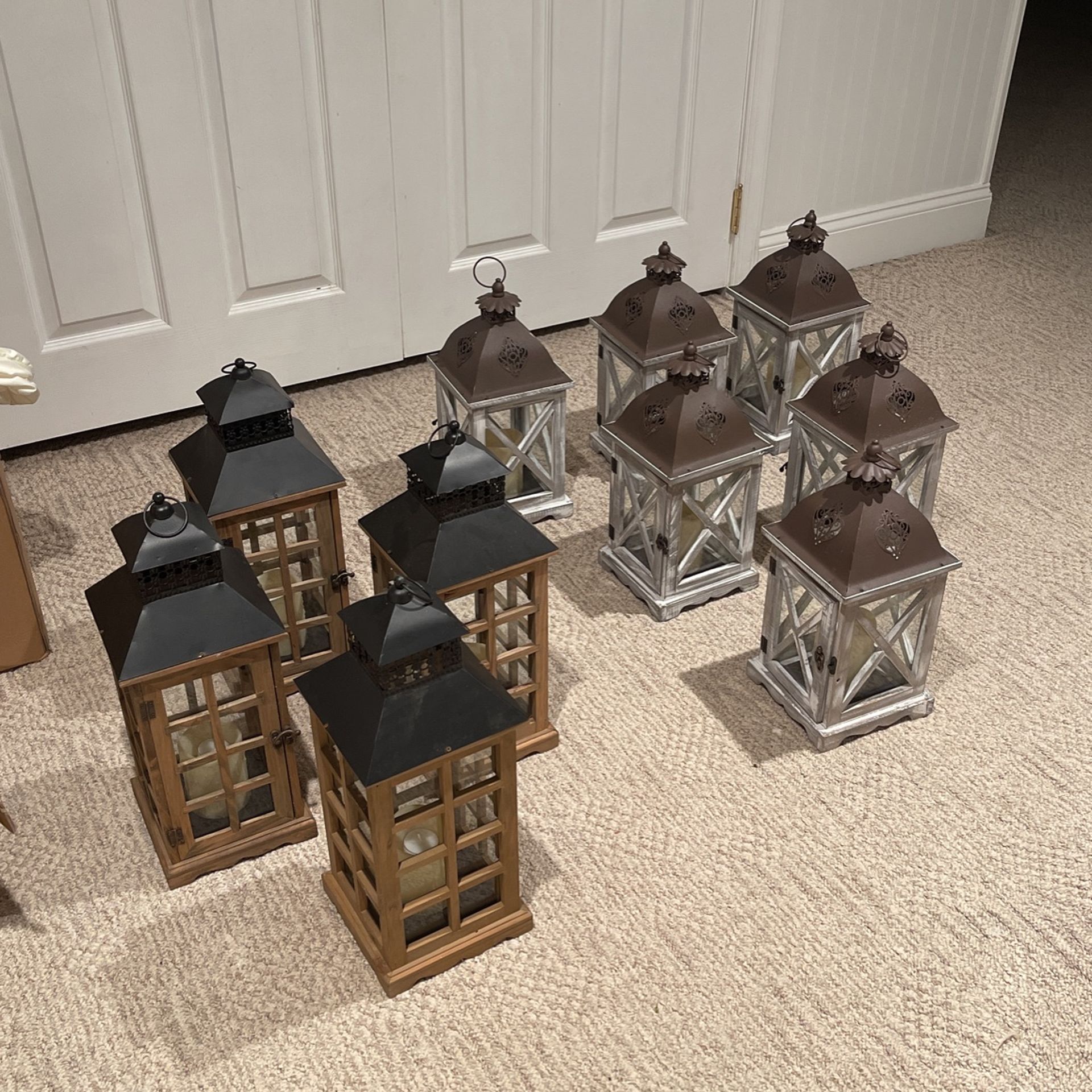 Set Of 10 Lanterns