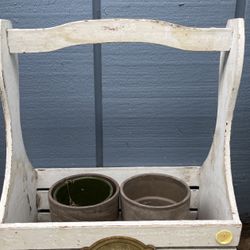 Wood Planter Holder