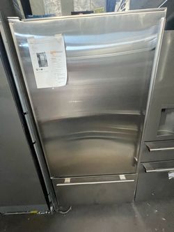 Subzero 36”Stainless Steel Refrigerator Door Panel