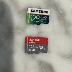 128GB micro SD cards