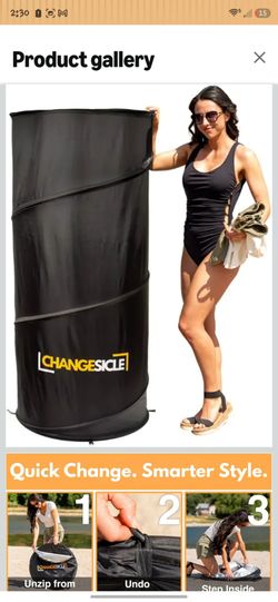 Pop Up Changing Tent with Floor for Beach, Car & School Sports