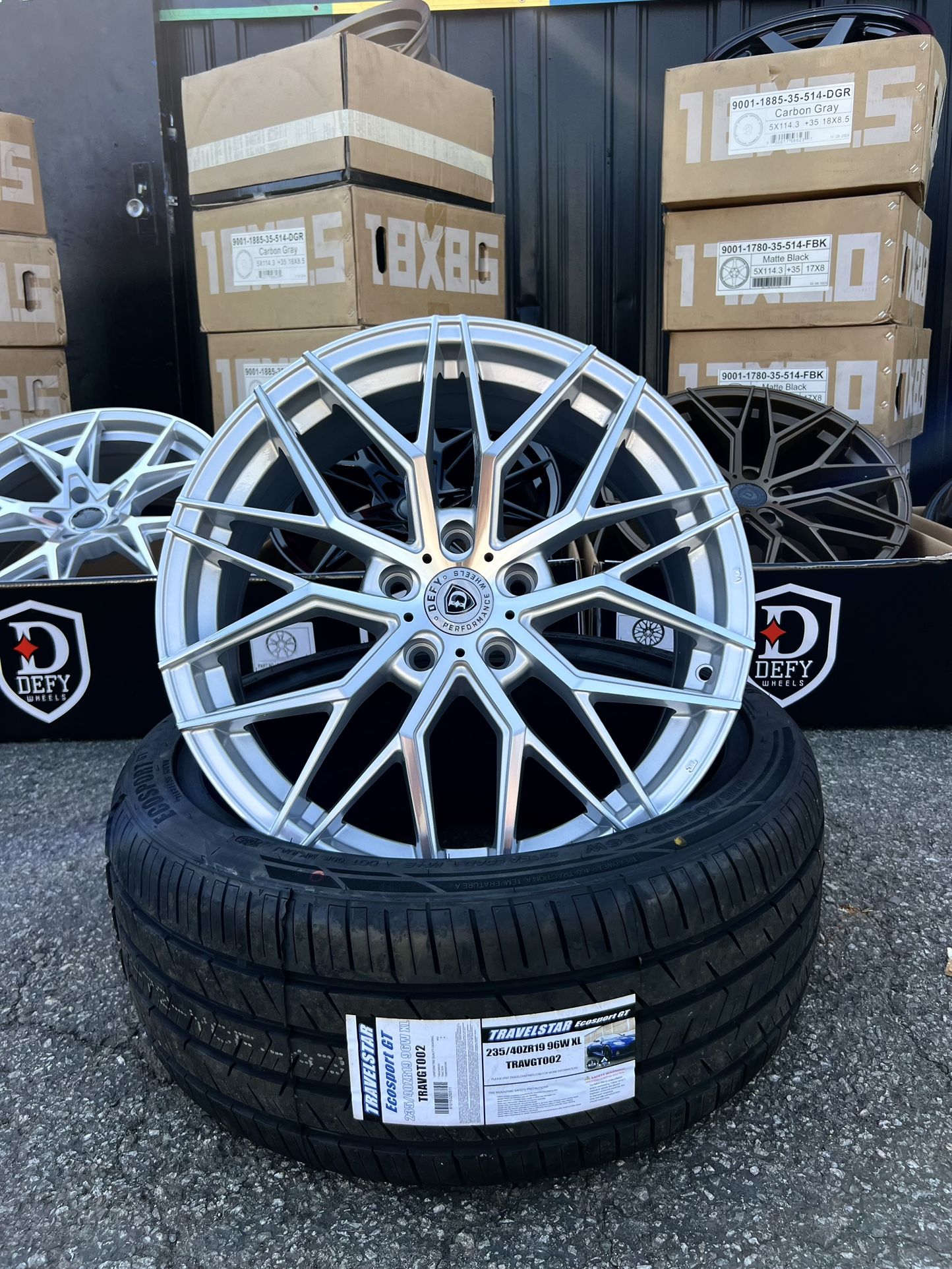 New 19” Defy Wheels Available Perfect for Honda,Toyota,Acura and More!! 5x114