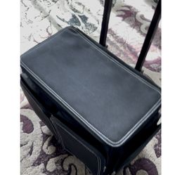 Rolling Bag For Craft Supply On Two Wheels With retractable Handle, For Sewing Supply, Jewelry Making Supply, And More