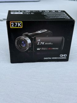 2.7K Digital Video Camera / Camcorder – Brand New, Never Used